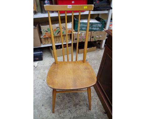 A set of four vintage Ercol dining chairs.&nbsp; 