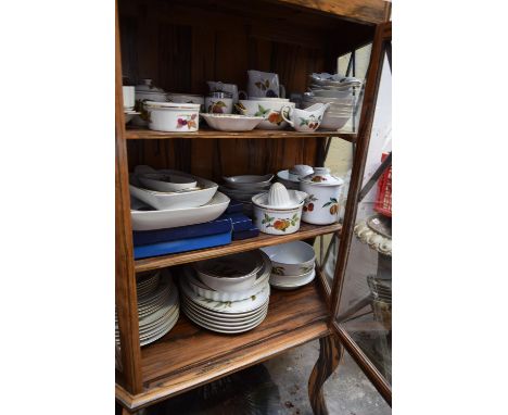 A large collection of Royal Worcester 'Evesham' pattern dinner wares.  