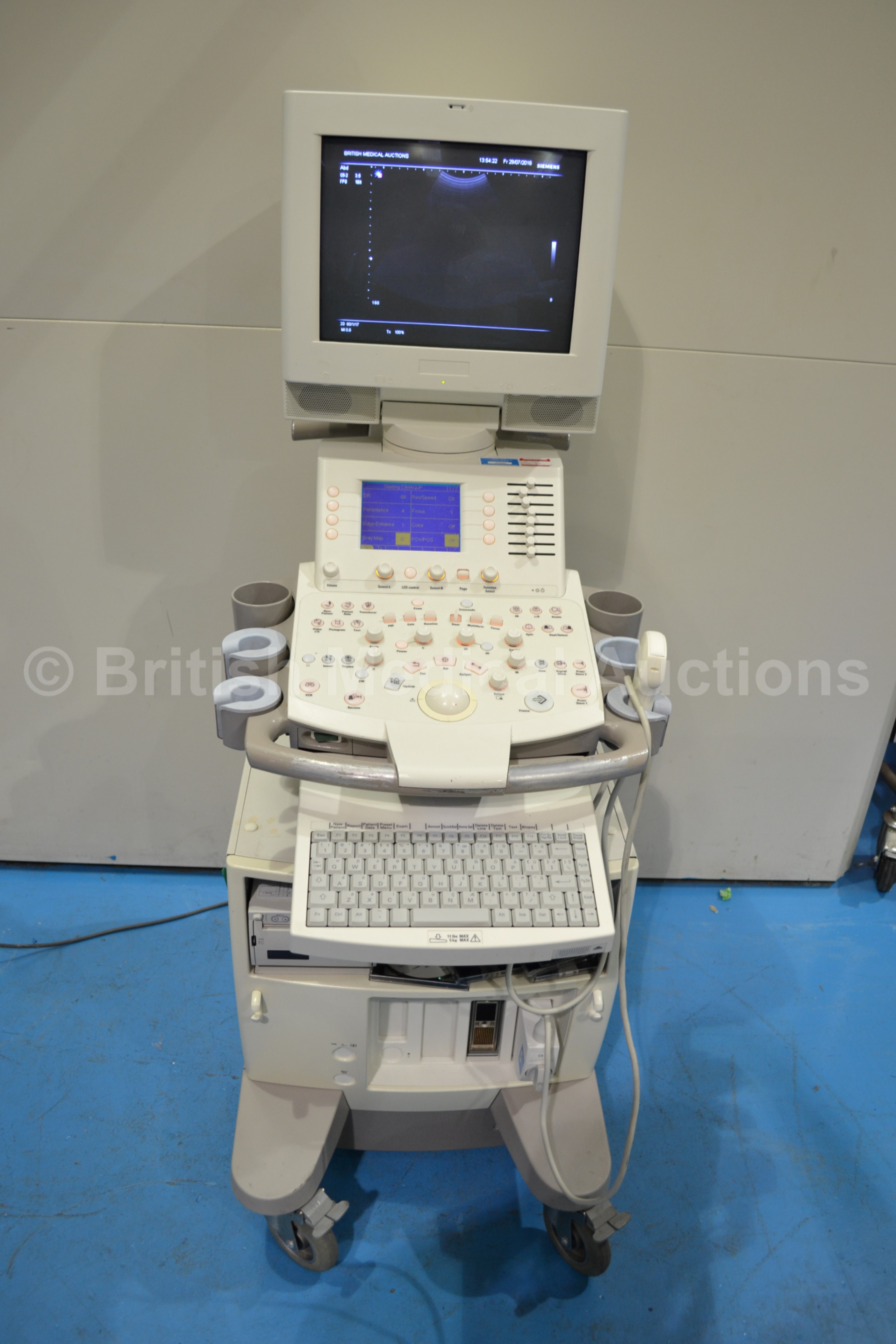 Lot 55 - Siemens Sonoline G50 Ultrasound System with One Tr