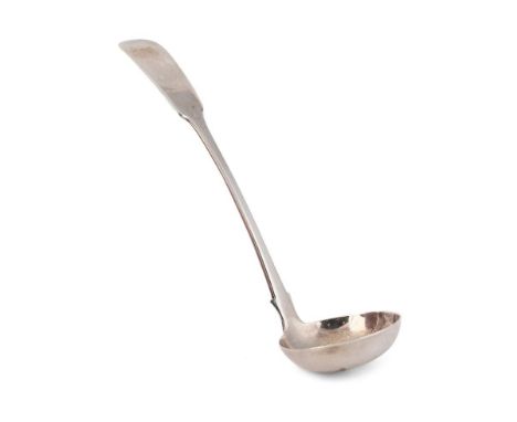Georgian silver ladle hallmarked Edinburgh 1828. 15.5cm. Weight 28.5g.