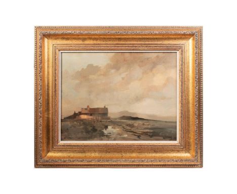 Ivan Taylor (1946- ) An Original Signed Oil on Canvas Painting Entitled 'A Bleak Landscape - The Roaches The artist was born 
