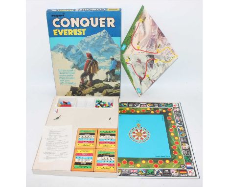 A Capri recommended by Wembley, Conquer Everest 3D mountaineering board game, housed in the original box with 3D style card m