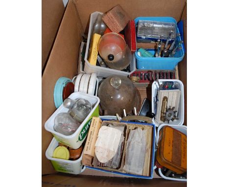 A large quantity of watchmakers tools and sundry components, to include clamps, pliers, screwdrivers, bespoke keys etc (a lot