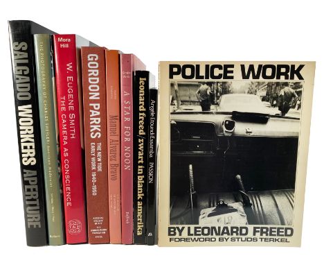 FREED, L. Police work. Foreword by S. Terkel. (1980). 4°. Owrps. First edition. -- Ph. BROOKMAN. Gordon Parks: The New Tide. 