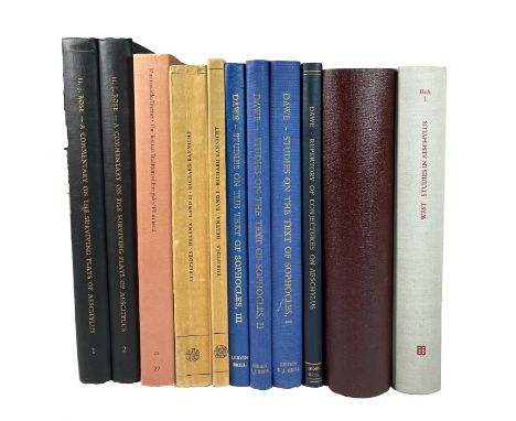 EURIPIDES. Helena. Hrsg. &amp; erkl. v. R. Kannicht. 1969. 2 vols. Owrps. -- M.L. WEST. Studies in Aeschylus. 1990. Ocl. (BzA