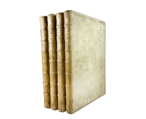 HOMERUS. Ilias (&amp;) Odysseia. Glasgow, In Aedibus Academicis, Excud. R. &amp; A. Foulis, 1756-58. 2 in 4 vols. xi, 312; (4