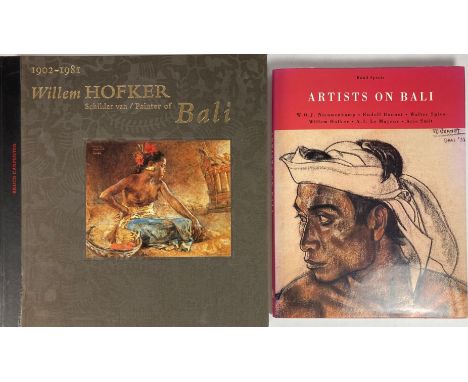 BALI -- CARPENTER, B. Willem Hofker. Schilder van/Painter of Bali. Wijk &amp; Aalburg, (1993). 220 pp. Lge-4°. Or. hbrds., de