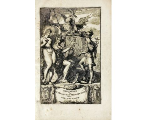 HOOGHE, R. de. Schouburgh der Nederlandse Veranderingen, Geopent in Ses Tooneelen, Waer op de wisselbeurten des vereenigde st