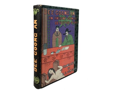 GULIK, R.H. v. -- DEE GOONG AN. Three Murder Cases solved by Judge Dee. An old Chinese detective novel translated from the or