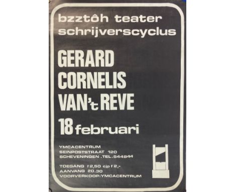 REVE -- COLLECTION OF 17 POSTERS/BROADSIDES for venues/publications/exhibitions, etc., all relating to Gerard Reve. Last deca