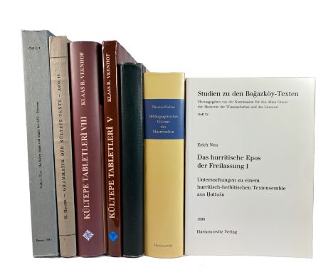 ANATOLIA -- HECKER, K. Grammatik der Kültepe-Texte. 1968. 4°. Owrps. -- K.R. VEENHOF. Kültepe Tableteri V (&amp;) VIII. 2010-