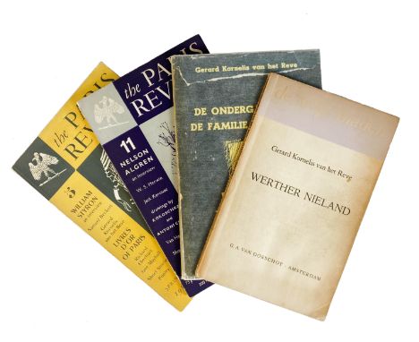 REVE, G. Werther Nieland. Amst., (1949). Owrps. (Yellowed, waterstains throughout on lower margins, w. scoring &amp; annot. b