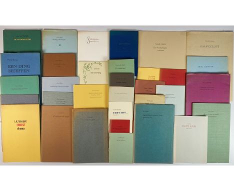 AVALON PERS -- COLLECTION of 33 (also smaller) publications by the Avalon Pers. Woubrugge, 1979-2013. Diff. sizes. Owrps. (Tr