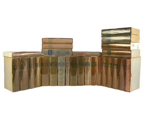 PLÉIADE, BIBLIOTHEQUE de la. Paris, Éd. Gallimard. Or. limp leather, gilt backs w. mylar covers. In or. slipcases. Printed on