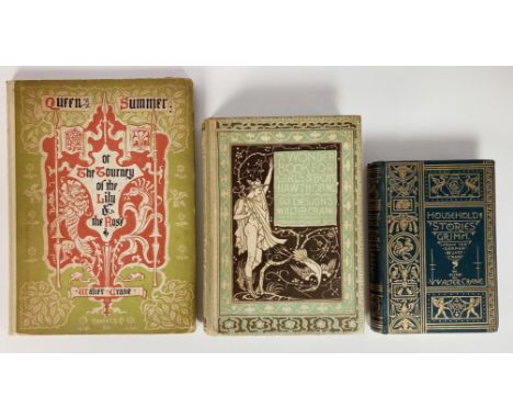 CRANE -- HAWTHORNE, N. Wonder Book for Girls &amp; Boys. Lond., 1892. W. 60 cold. &amp; tinted designs by W. Crane. Or. dec. 