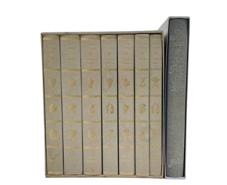 FOLIO SOCIETY -- AUSTEN, J. Complete Works. Introd. by R. Church. (1989). 7 vols. W. illustr. by J. Hassall. Ohcl. In or. sli