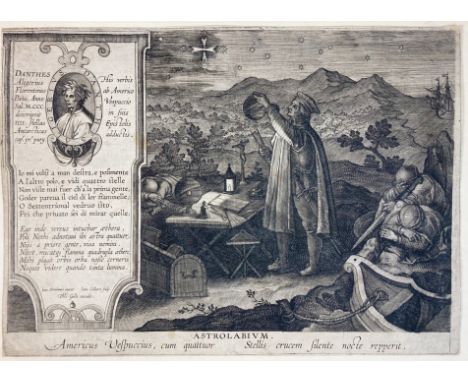 STRADANUS, Giovanni (Jan v.d. Straet), (1523-1605). "Astrolabium". N.d., Ph. Galle, (c. 1600). Engr. by Jan Collaert II w. ca