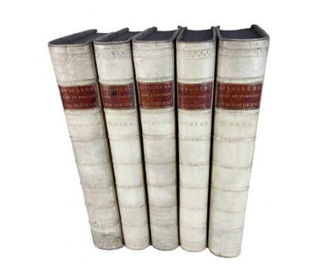SUIKERS, G. &amp; I. VERBURG. Algemene Kerkelyke en Wereldlyke Geschiedenissen des bekenden Aardkloots. Amst., R. &amp; G. We