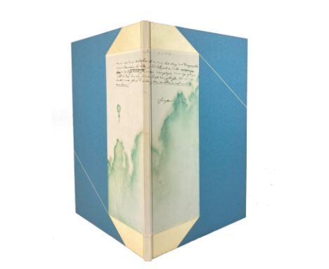 REVE, G. Het zesde jaar. Amstelveen, AMO, 1989. Lge-8°. Or. h. vellum w. fragment of or. manuscript laid down on binding. In 