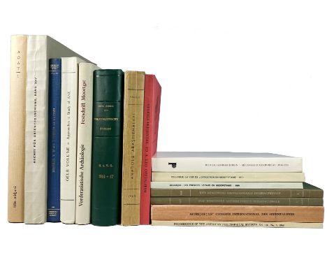 FESTSCHRIFTEN -- ORIENTALISTISCHE STUDIEN. Fritz Hommel zum 60. Geburtstag gewidmet. 1917-18. 2 in 1 vol. Hcl. w. owrps. boun