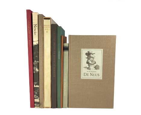STICHTING DE ROOS, UTRECHT -- GORTER, H. Mei. (1950). W. woodengr. by D. v. Gelder. Or. h. vellum. In slipcase. Printed for A