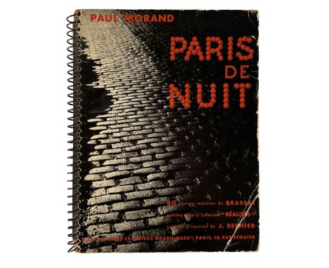BRASSAÏ (=Gyula Laléasz) -- MORAND, P. Paris de Nuit. 60 photos inédites de Brassaï. Paris, Édition Arts et Métiers Graphique