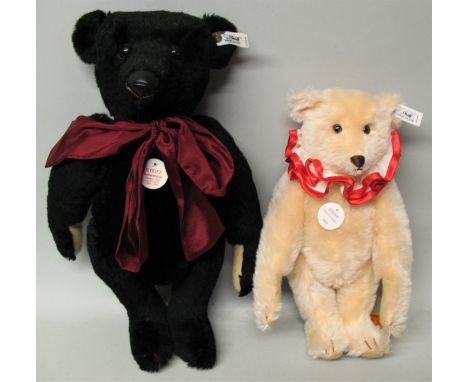 A Steiff Limited Edition teddy bear, 1988 copy of 1907 Schwarzbar (black bear), No. 2455/4000, 41cm high; with certificate an