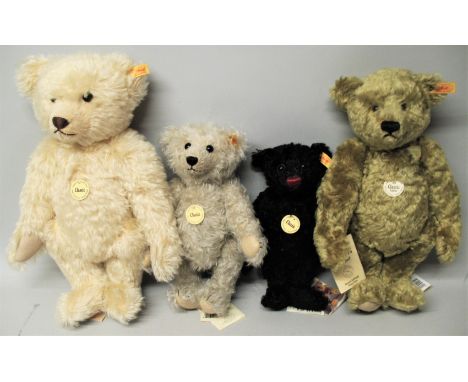 Four Steiff Limited Edition teddy bears, in the classic series, comprising Teddy Bear 45, No. 5145, 45cm high, Teddy Bear 42,