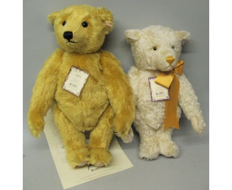 Two Steiff Limited Edition British Collectors' Club teddy bears, comprising 2000, No. 1320/4000, 40cm high with certificate a