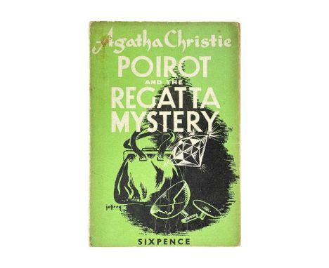 CHRISTIE, Agatha Poirot and the Regatta Mystery  First Separate Edition, slim octavo, illustrated stiff card covers designed 
