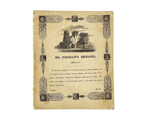 (St. German's Church) 'Counsels and Cautions for the Wedding Day,' by Rev J. Smith MS manuscript String bound printed card wr