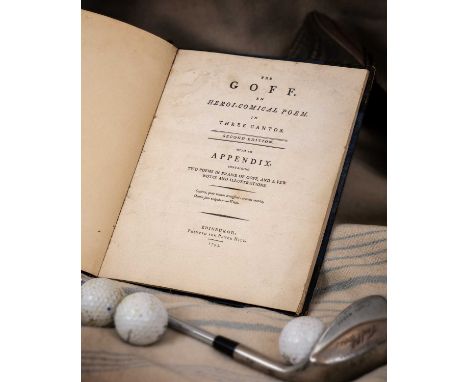 (Early golf) Thomas Mathison The Goff. An Heroi-Comical Poem. In three Cantos...With an appendix, Containing Two Poems in Pra
