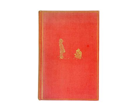 A. A. Milne The House at Pooh Corner First edition, illustrations by Ernest H. Shepard, lacks dj, original cloth with gilt to