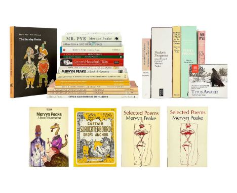 PEAKE, Mervyn Twenty five works Modern copies and reprints all vg, including Ride a Cock Horse, Peake's Progress, Mr Pye, The