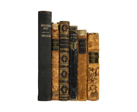 (Miniatures) Six works  George Alexander Cooke. 'A Topographical and Statistical Description of the County of Somerset,' firs