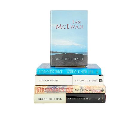 Ian McEwan. 'On Chesil Beach,' first edition, unclipped dj, fine, Jonathan Cape, London, 2007; Reynolds Price. 'The Promise o