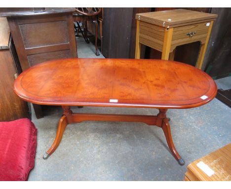 REPRODUCTION OVAL COFFEE TABLE 