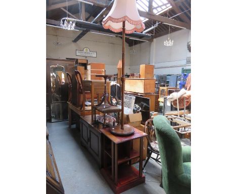STANDARD LAMP AND BOOKCASE 