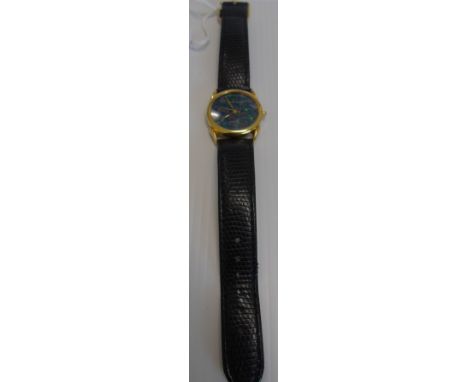 A Jorgen Jensen Opal Faced Wristwatch, in working order according to owner.