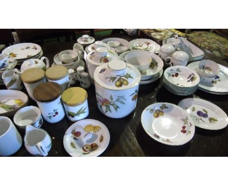 An Enormous Quantity of Royal Worcester Evesham Pattern Dinner wares. 