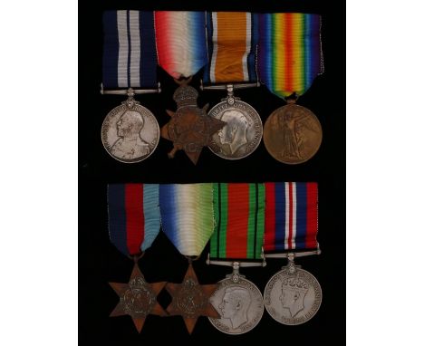 First World War Distinguished Service Medal grouping, George V Distinguished Service Medal ( A6973 J. FEATHERBE. SEA. R.N.R. 