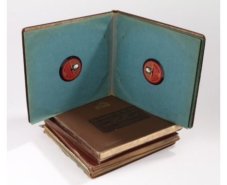 Collection of 78 rpm records from the 1940's entitled 'The Progress of the War, Broadcast Speeches by the Prime Minister the 