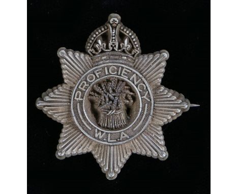 Second World War Womens Land Army Proficiency badge by A.Stanley &amp; Sons, Walsall, makers name and original pin fitting to