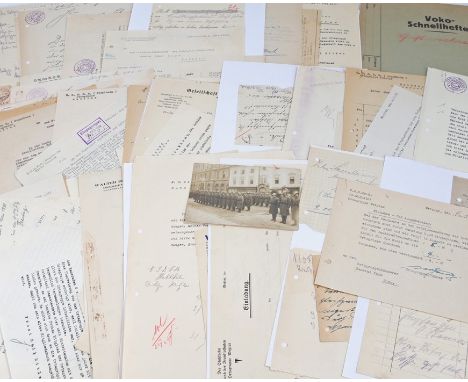 A Second World War German collection of documentation pertaining to Ortsgruppe Wetzlar of the Nationalsozialistische Deutsche