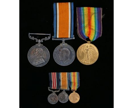 First World War Military Medal grouping to a soldier in the London Regiment, George V Military Medal ( 530936 SJT. W. MALLETT