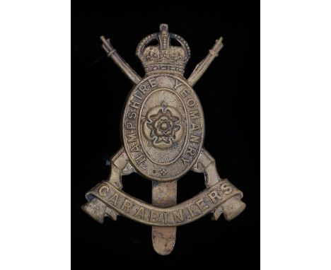 O\R's cap badge to the Hampshire Yeomanry (Carabiniers) slider to the reverse, K&amp;K 1440