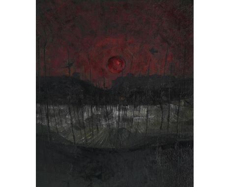 λ&nbspALAN REYNOLDS (BRITISH 1926-2014) WINTER HOPGARDEN Oil on canvas-board Signed and dated 57 (lower right); titled (verso