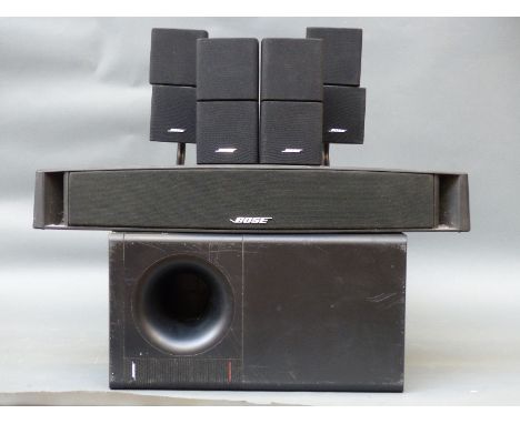 Bose speaker surround system VCS-10, Acoustimass 15 home theatre system, with two speaker stands 