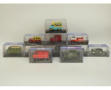 Eleven Oxford Roadshow 1:43 scale diecast model vehicles, all in original boxes 