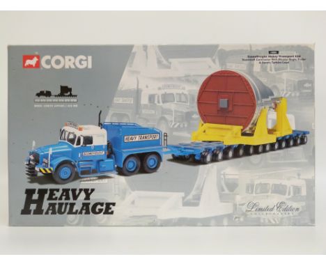 Corgi Heavy Haulage 1:50 scale limited edition diecast model Econofreight Heavy Transport Ltd, Scammell Contractor with Nicho